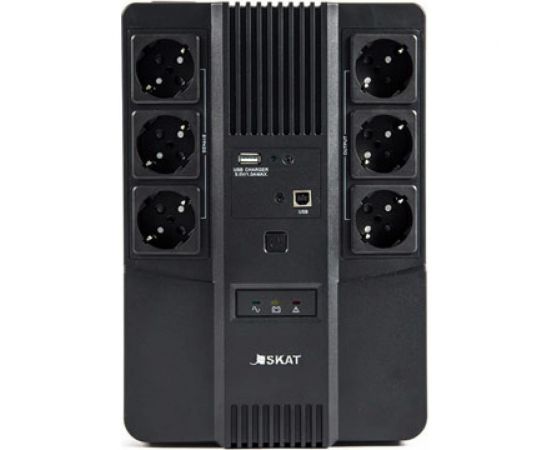 Источник бесперебойного питания SKAT-UPS 800 AI ИБП 220В 480Вт 1АКБ 9Ач стабилизация напряжения 6 выходов 452 – изображение 2