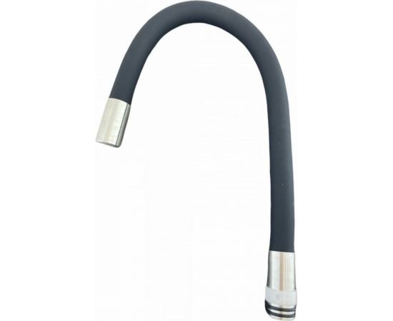 Гибкий излив OUTE размер гайки 3/4, наружняя резьба, из нержавеющей стал, цвет черный M7170L-2 – изображение 2