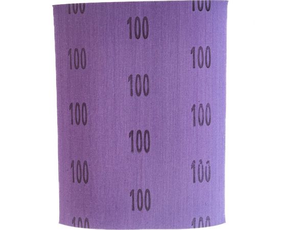 Шкурка шлифовальная в листах на тканевой основе водостойкая (10 шт; 230х280; Р100) TUNDRA 1124380 – изображение 2