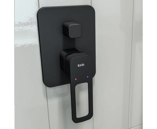 Встраиваемый смеситель IDDIS Slide с двумя выходами, черный SLIBL00i67 – изображение 2