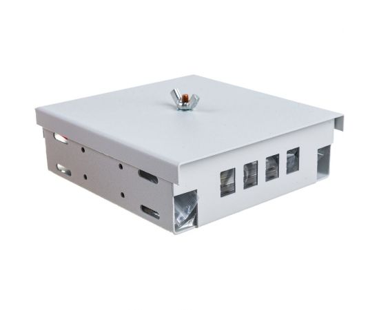 Настенный оптический кросс NIKOMAX укомплектованный, на 4 порта, SC/UPC, SM 9/125 OS2, NMF-WP04SCUS2-OP-ES-GY – изображение 2