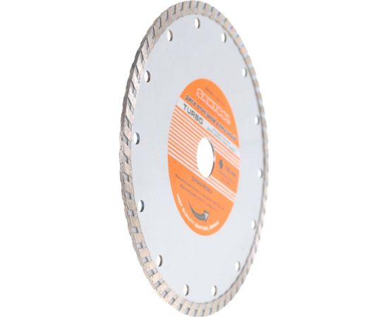 Диск отрезной алмазный ""Turbo"" 180x22,2 мм сухая резка SANTOOL 060501-180-222 – изображение 2