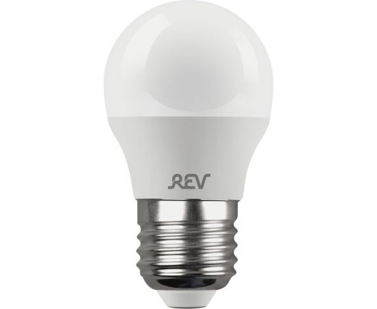 Светодиодная лампа LED G45 Е27 7W 600Лм, 2700K, теплый свет REV 32342 6 – изображение 2