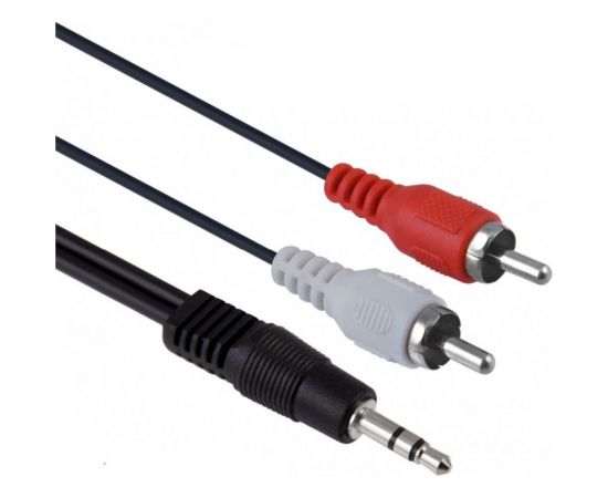 Кабель Belsis Jack 3.5 mm вилка - 2xRCA вилка, стерео-аудио, 1 м BL1066 – изображение 2