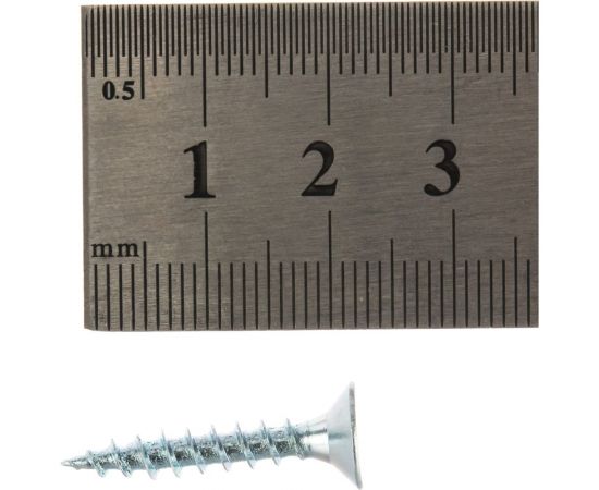 Саморез Стройметиз 4,5х30 универсальный, белый цинк уп. 200 шт. 2151244 – изображение 3