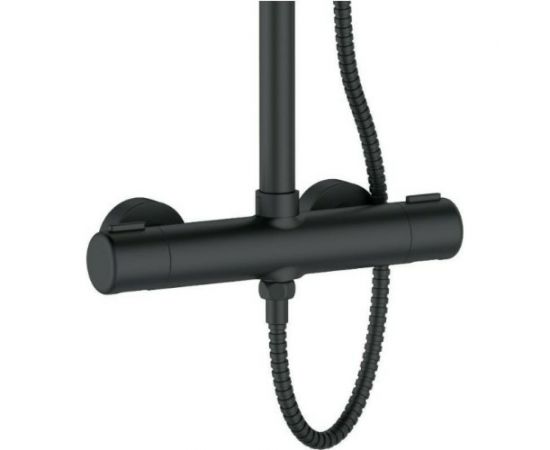 Душевая система Agger Thermo черного цвета для душа с ТЕРМОСТАТОМ A2451244 – изображение 3
