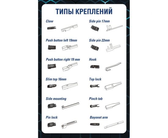 Бескаркасная щетка стеклоочистителя KRAFT 550mm KT 830029 – изображение 3