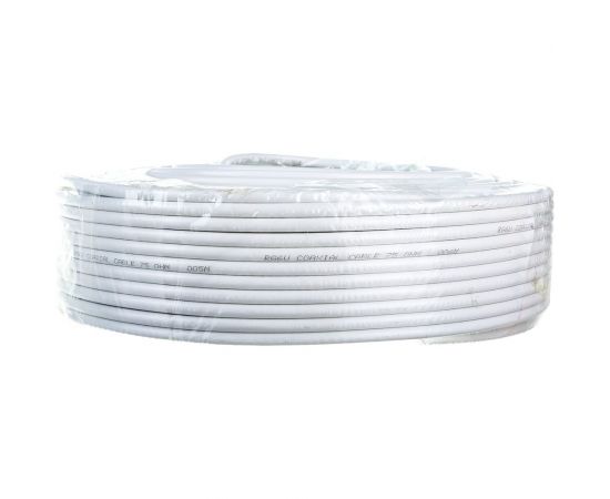 Коаксиальный кабель Cablexpert 75 Ом, 64%, 1мм, CCS, 100м, белый RG-6U-CS-2 – изображение 4