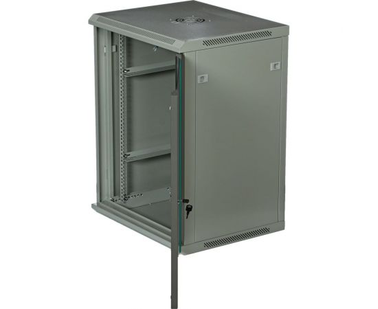 Серверный настенный шкаф W&T 15U 600х500 19 дюймов серый C156050GWTWOF – изображение 4