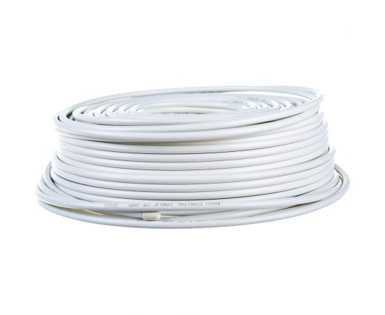 Коаксиальный кабель Cablexpert 75 Ом, 64%, 1мм, CCS, 100м, белый RG-6U-CS-2 – изображение 5
