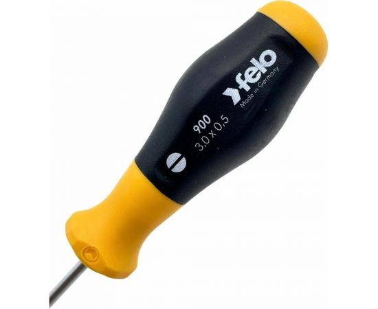 Шлицевая отвертка Felo SL3,0x0,5x80 90003210 – изображение 6