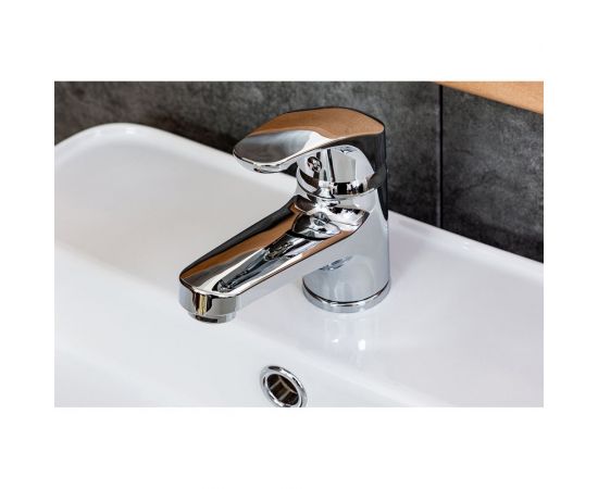 Полимерный смеситель для раковины с гигиеническим душем OneLife by Orange хром P01-022cr – изображение 10