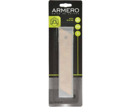 Лезвие сегментное Tytan (25 мм; 5 шт.) Armero AR12-119/A512/119 