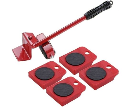 Набор для перемещения мебели PARK в наборе: 4 тележки + домкрат 103935 