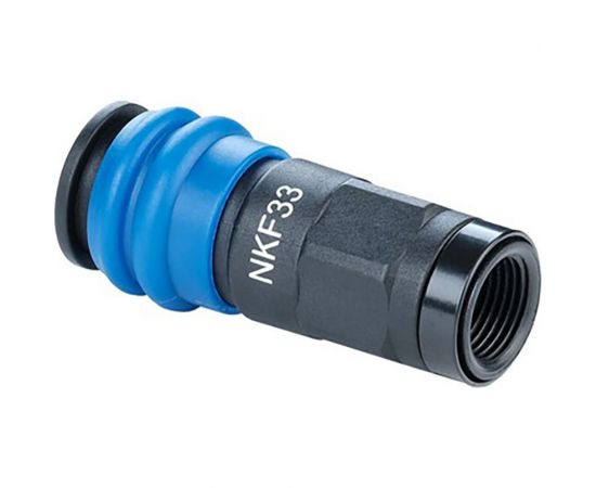 Разъем композитный мама быстросъемный - резьба F3/8" NORDBERG NKF33 
