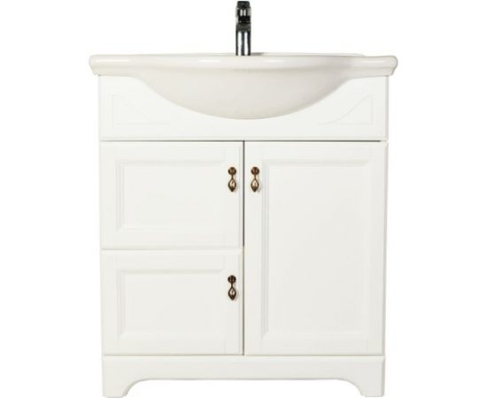 Напольная тумба с раковиной Orange Классик 60 F7-60TU3+RA белая 