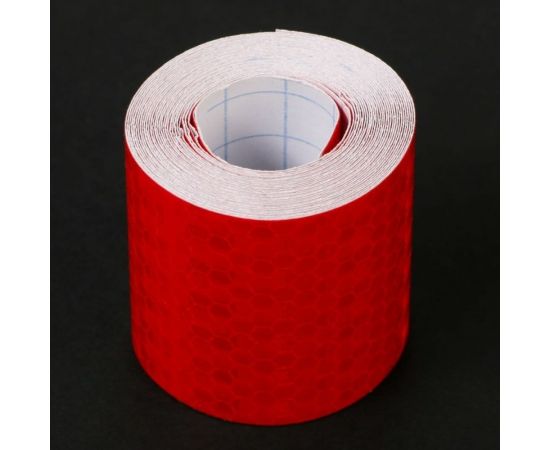 Светоотражающая самоклеящаяся лента TORSO красная, 5 смх3 м 4330994 