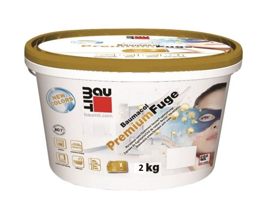 Затирка для швов Baumit Baumacol PremiumFuge (серебристо-серый; 2 кг) 9002428116012 