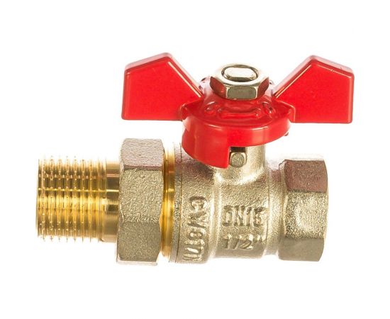 Шаровой кран Terma RED 1/2 с американка 26148 