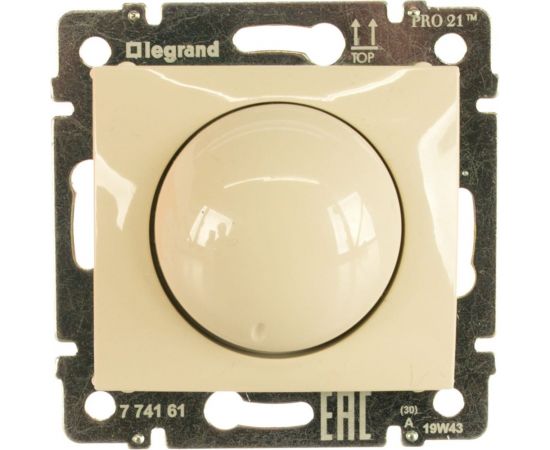 Механизм светорегулятора Legrand СП Valena 400 Вт поворотный слоновая кость Leg 774161 
