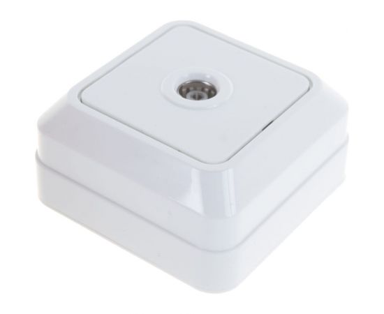 Розетка TV Intro 230101 одиночная, IP20, ОУ, Quadro, белый 360 Б0027658 – изображение 2