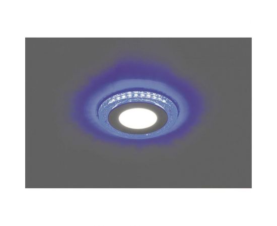 Встраиваемый светильник FERON светодиод 9W, 720Lm, белый 4000К и синий, AL2330 29586 – изображение 2