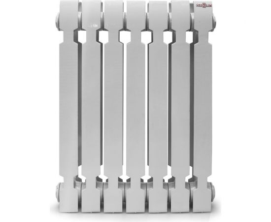 Радиатор чугунный KONNER модель Модерн-500, 7 секций, с монтажным комплектом 6130507 – изображение 2