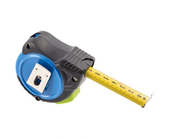 Измерительная рулетка HOEGERT TECHNIK 5м, 19мм, нейлон, 2-сторонняя HT4M406 – изображение 2