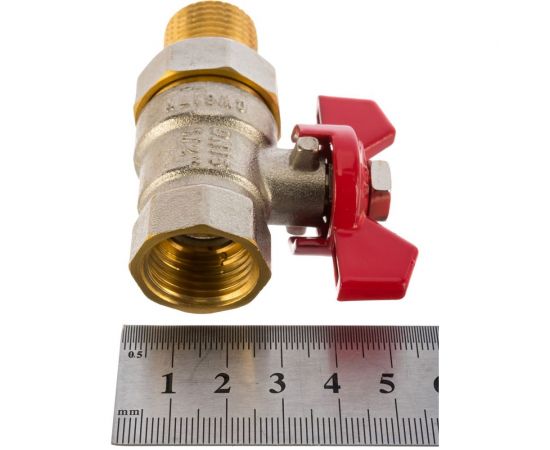 Шаровой кран Terma RED 1/2 с американка 26148 – изображение 2