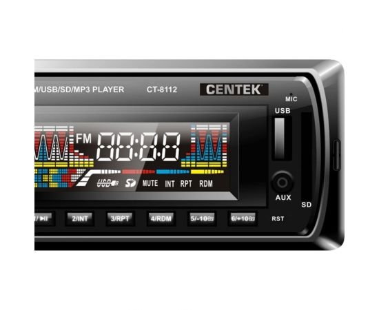 Автомагнитола Centek 4х50 Вт, Bluetooth, SD, MMC, USB, MP3, цветной LED CT-8112 – изображение 2