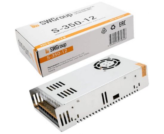Блок питания SWG S-350-12 сетка, 350 W, 12V 00000000124 – изображение 3