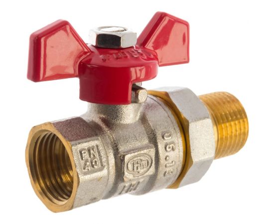 Шаровой кран Terma RED 1/2 с американка 26148 – изображение 3