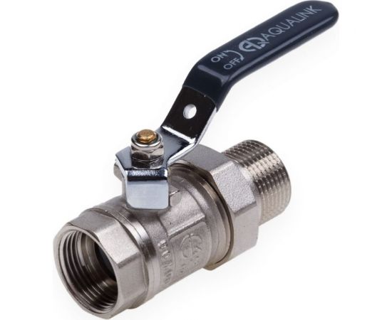 Шаровой кран со сгоном AQUALINK вн-нар 1 U ручка 3947 – изображение 3