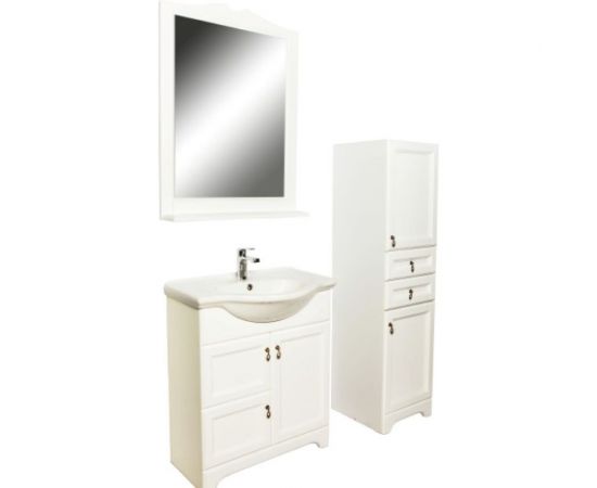 Напольная тумба с раковиной Orange Классик 60 F7-60TU3+RA белая – изображение 3