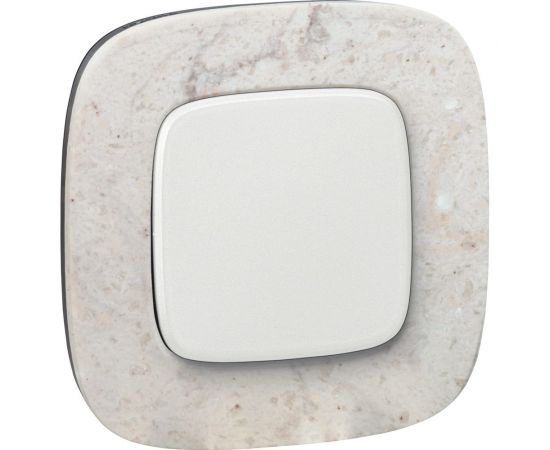 Лицевая панель Legrand Valena Allure для 1-клавишного выключателя жемчуг Leg 755009 – изображение 4