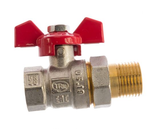 Шаровой кран Terma RED 1/2 с американка 26148 – изображение 4