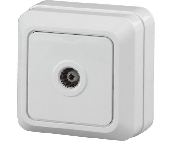 Розетка TV Intro 230101 одиночная, IP20, ОУ, Quadro, белый 360 Б0027658 – изображение 4