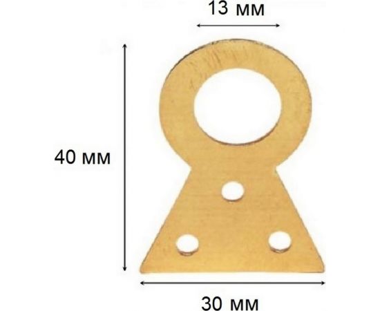 Подвес для картин ALDEGHI LUIGI SPA 40х30х13 мм, латунь 171AO03 – изображение 4