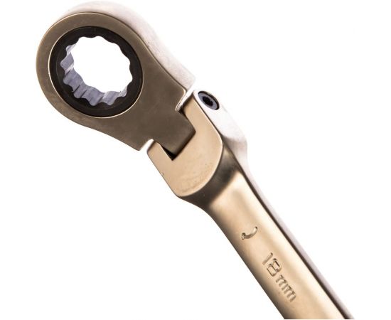 Комбинированный трещоточный ключ с шарниром 18 мм ДТ 100/5 Дело Техники 515418 – изображение 4