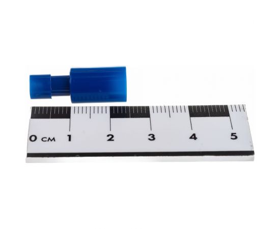 Штекерный разъем REXANT, полностью изолированный штекер, 4 мм, 1.5-2.5 кв.мм, синий 08-0571 – изображение 5