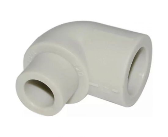 Угольник RTP PN25 90 градусов, внутр наруж D20 мм, серая 19775 