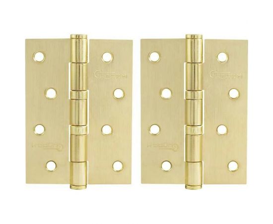 Универсальная петля НОРА-М 4""-2ВВ FHP SB мат.латун.покр. 100х75х2,5 №2 11859 