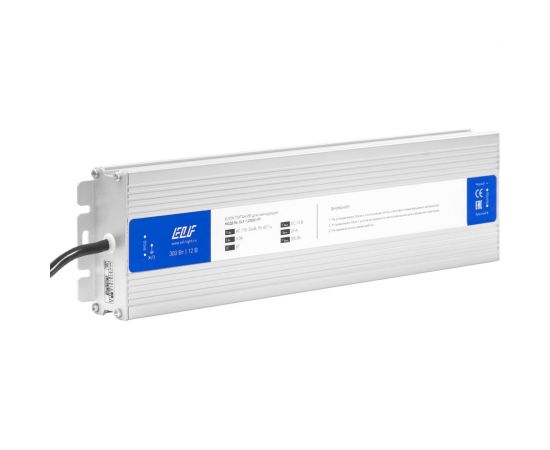 Герметичный компактный блок питания ELF 12В, 300Вт, металл, IP67 ELF-12300С-PT 