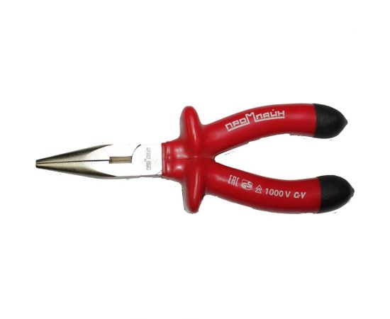 Диэлектрические длинногубцы Промлайн 160мм до1000В обливн.рук.2-х слойн ПЛ0210203160_z022 