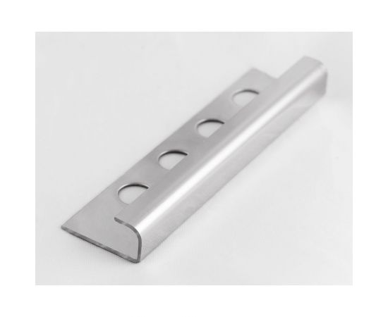 Профиль для плитки ЛУКА из нержавеющей стали 12 мм, 2.7 м, полированный УТ000042898 