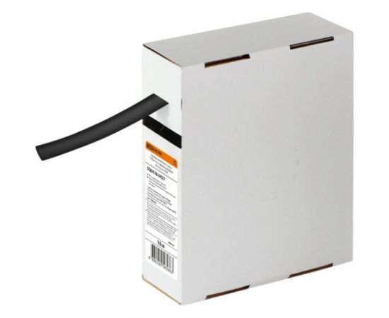 Термоусаживаемая трубка TDM ТУТнг 10/5 черная в коробке (10 м/упак) SQ0518-0427 – изображение 2