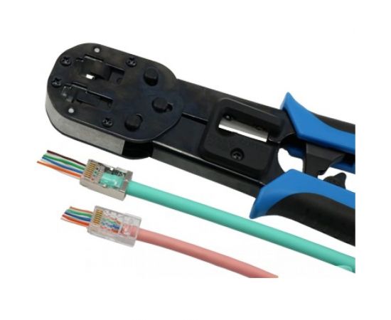 Обжимной инструмент для разъемов RJ45 Hyperline HL-3H00010 PLEZ 403345 – изображение 2