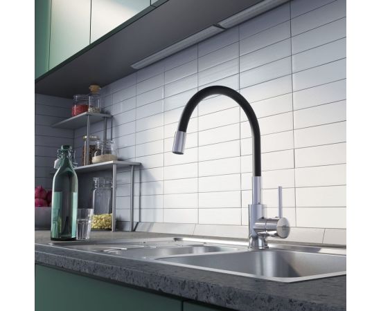 Смеситель для кухни Milardo Meal с гибким изливом M01SB0FM05 – изображение 2