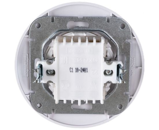 Выключатель Bylectrica 1-клавишный, скрытая установка, серия ПРОВАНС, круг, белый С110-2401 – изображение 2