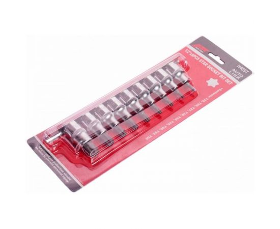 Набор бит-головок 1/2" TORX T20-T60 (9 предметов) JTC H409T – изображение 2